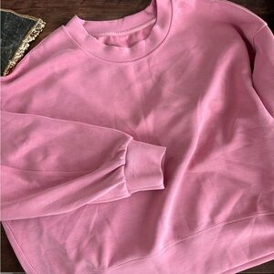Lululemon Pink Crewneck Sweatshirt